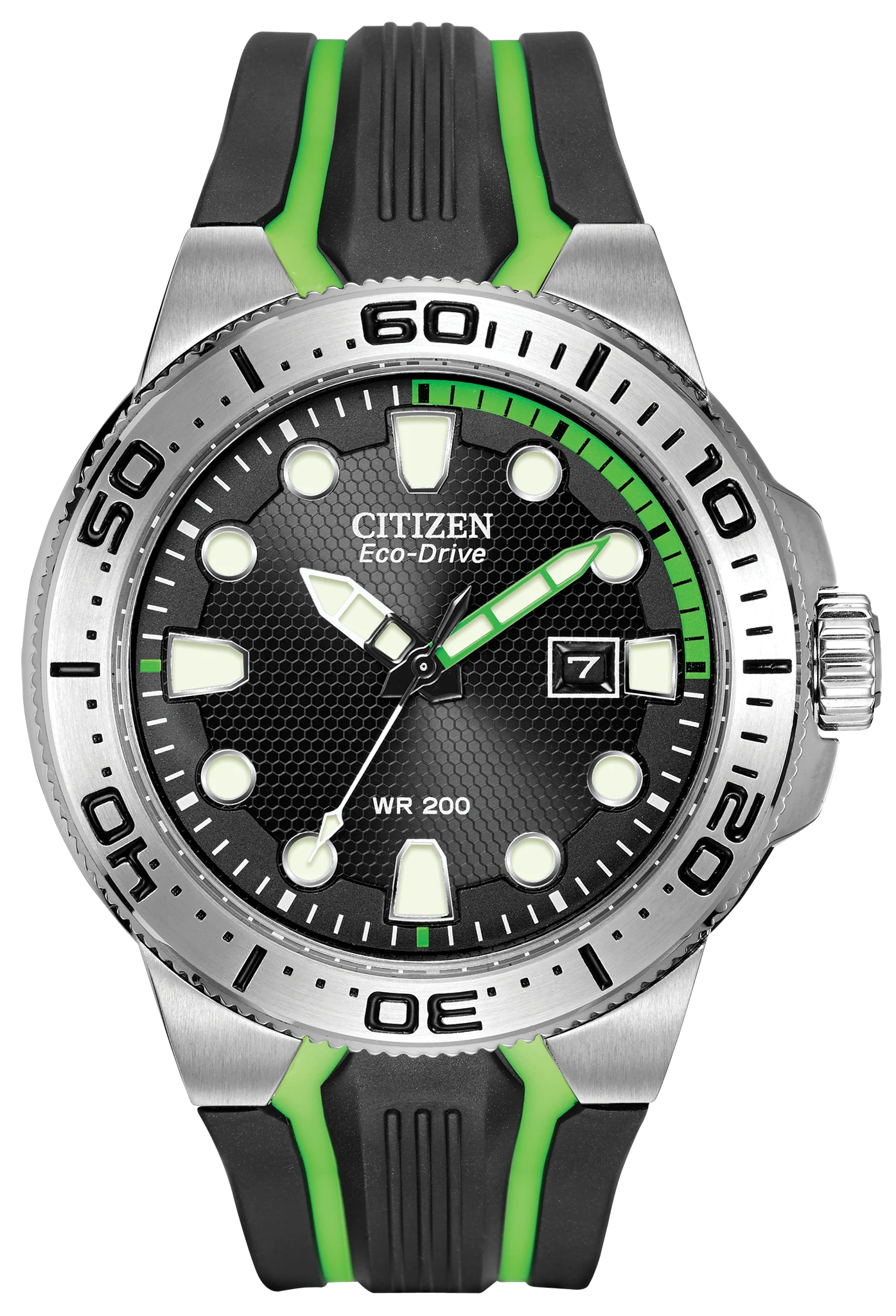 Scuba Fin Black Dial Polyurethane Strap BN0090-01E | CITIZEN
